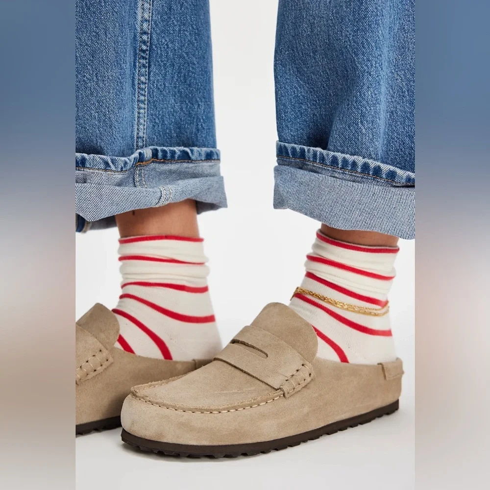 Birkenstock Naples suede clogs taupe - Picture 9 of 9